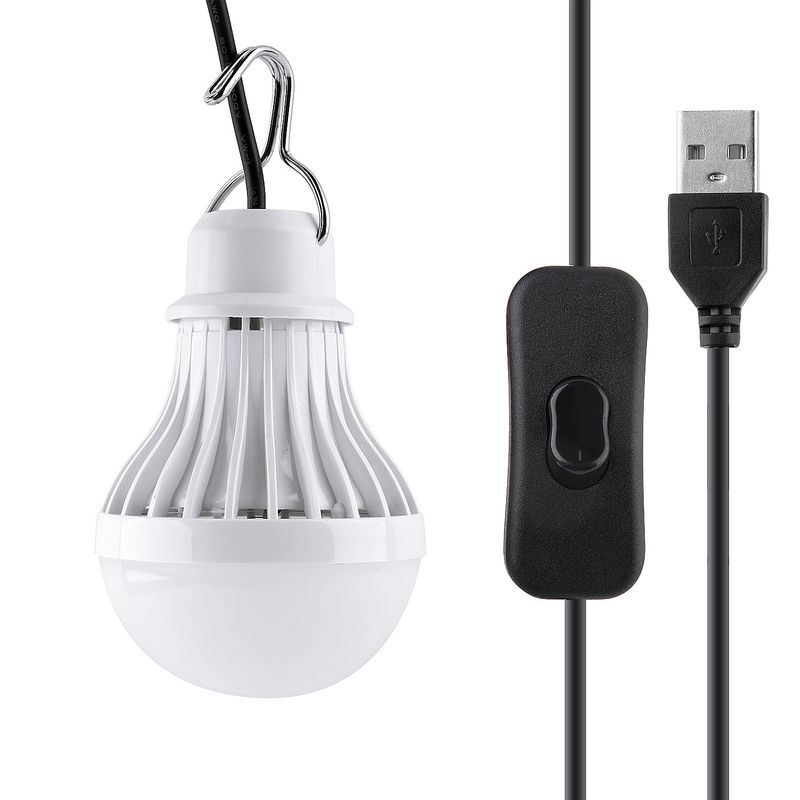 5V USB Rechargeable Light Bulb Illuminating LED Replacement Bulbs