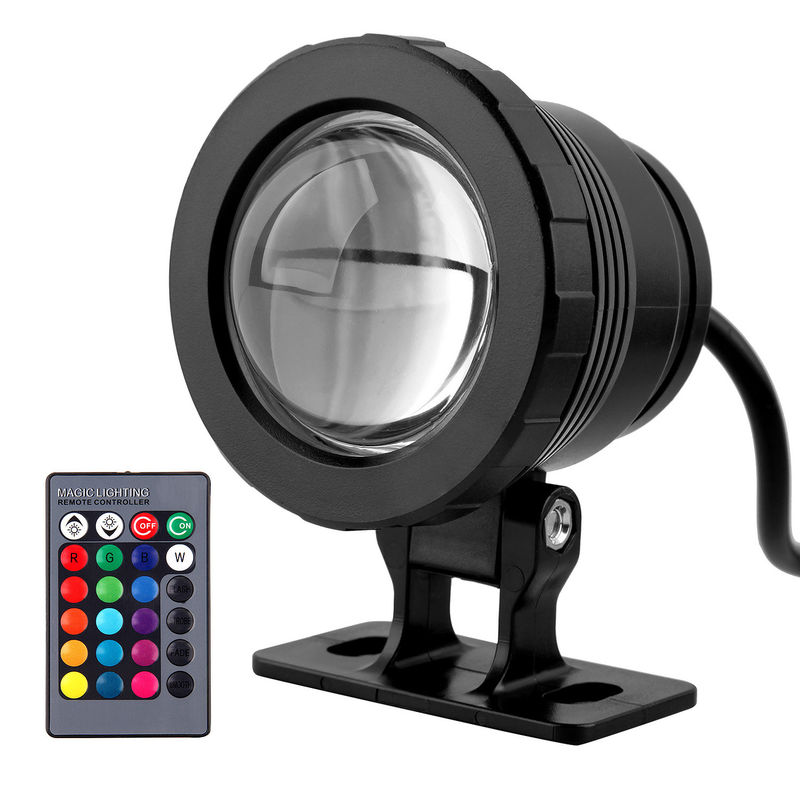 10W Commercial Swimming Pool Lights LED Remote Control 45° Beam Angle