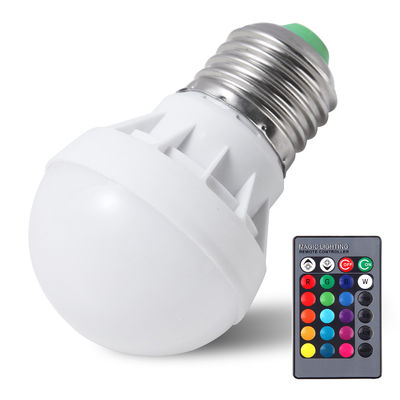 RGB Cambiamento colore Gu10 lampadine Dimmabile E12 3W LED lampadina luminosa