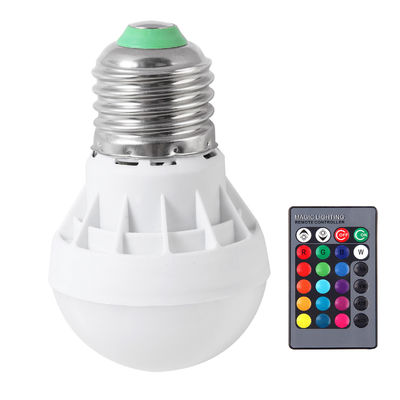 Lampade a LED RGB dimmabili a cambiamento di colore E12 E14 Lampada a LED 3 Watt
